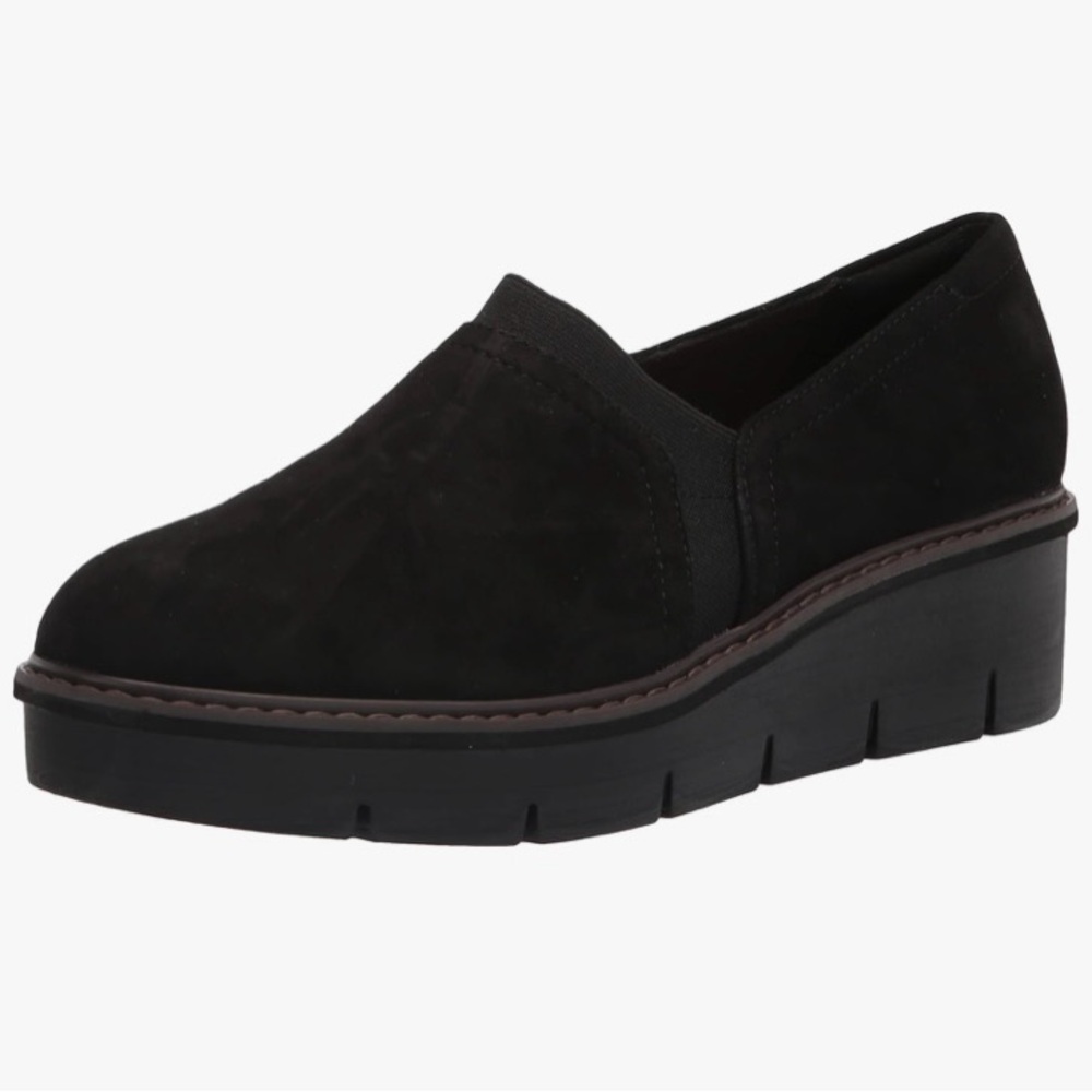 Clarks Airabell mid slip-on wedge